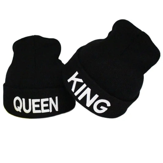 King Queen Winter Beanies