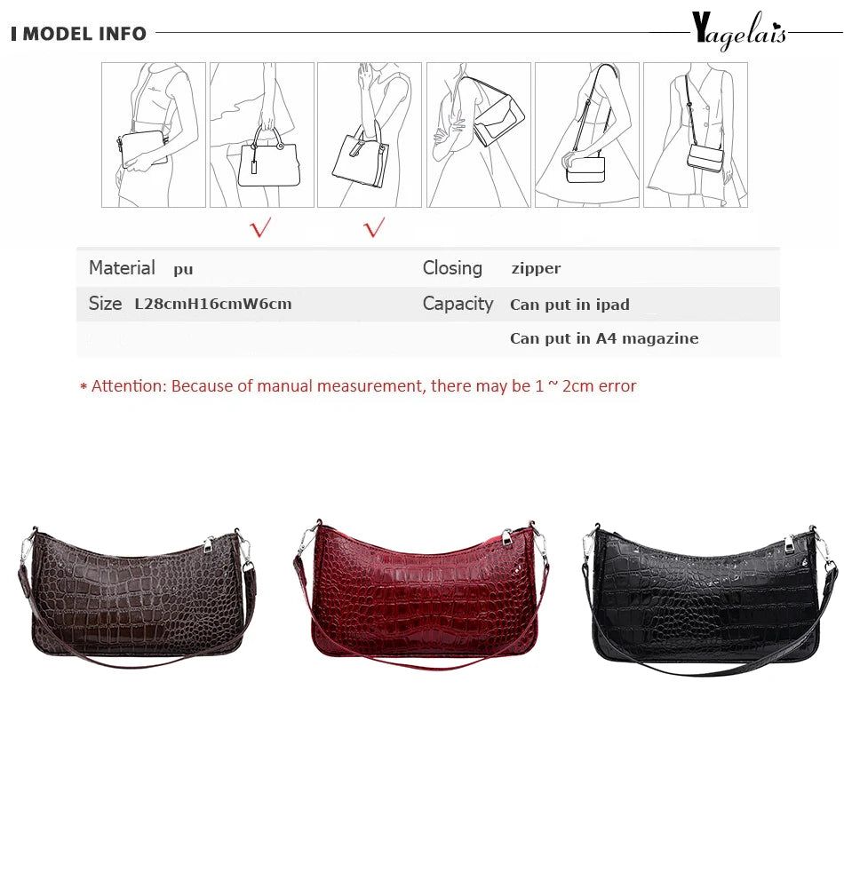 Leather Shoulder Bag Women