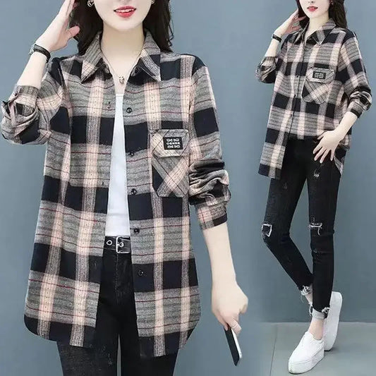 Spring And Autumn Loose-Fit Shirt