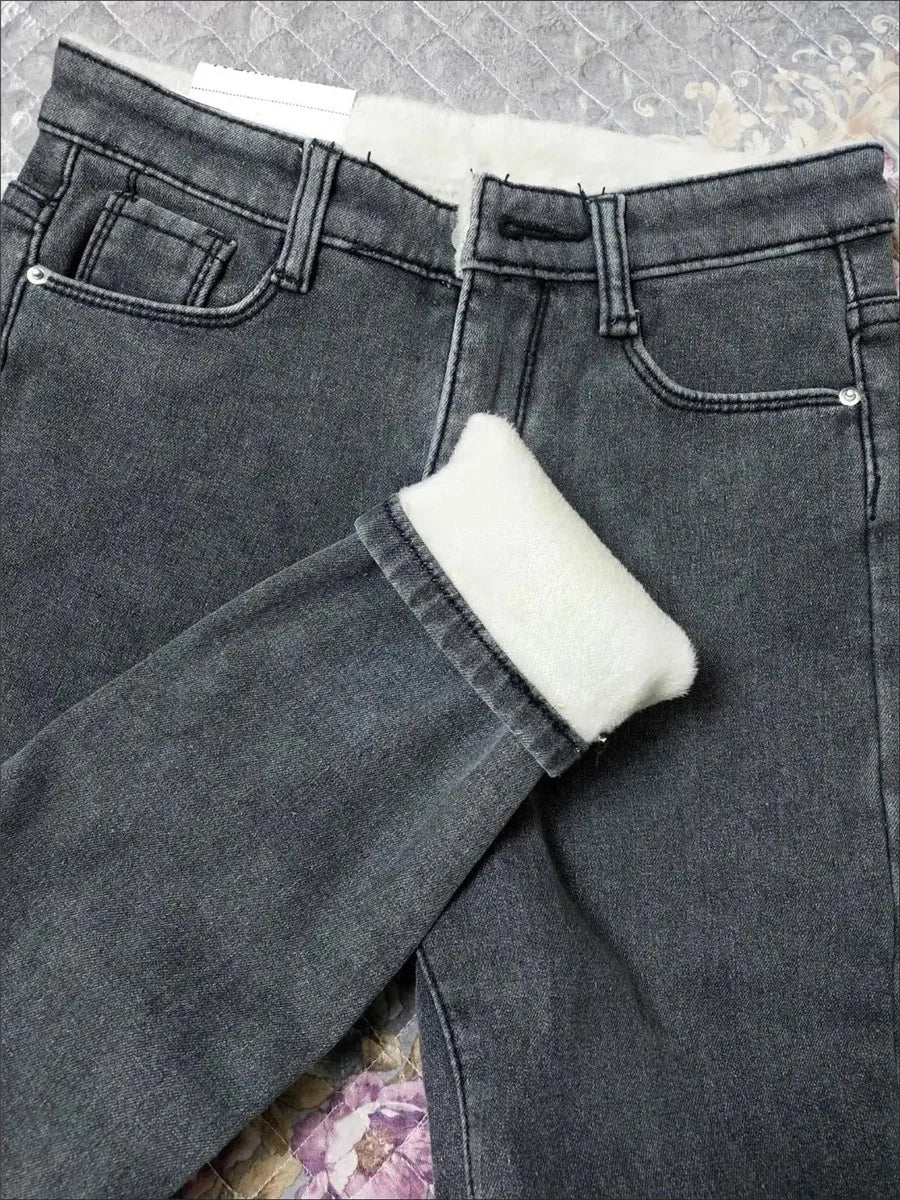 Thicken Slim Jeans