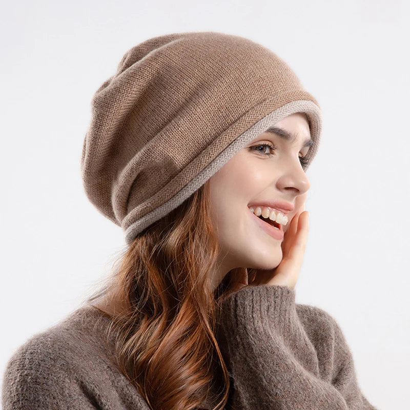 Warm Knitted Beanies Hat for Women