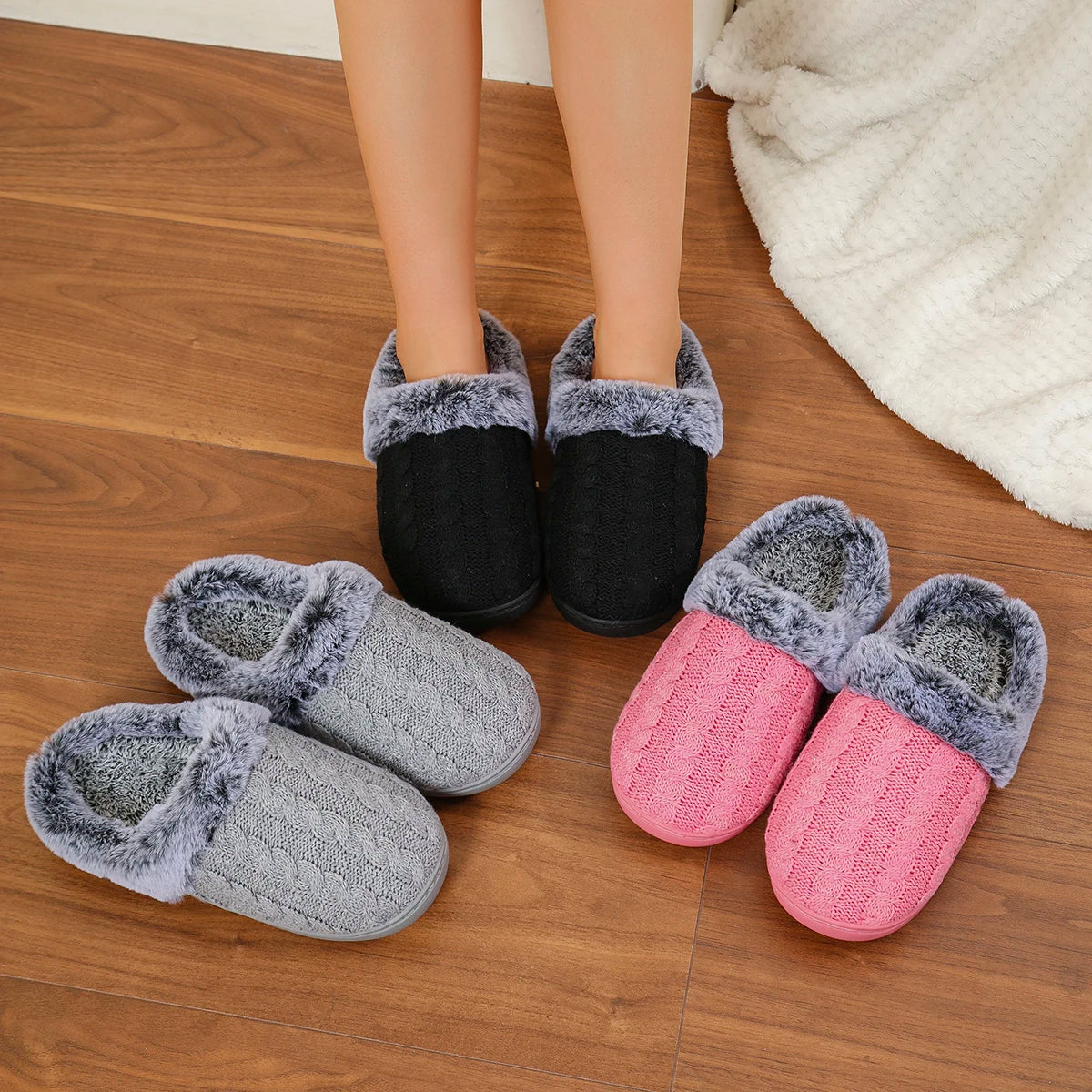 WOMEN'S SOFT WINTER SLIPPERS