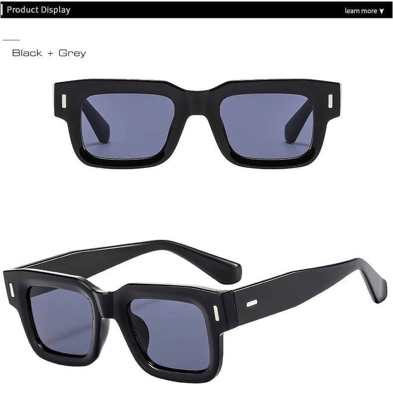 Grey Square Sunglasses