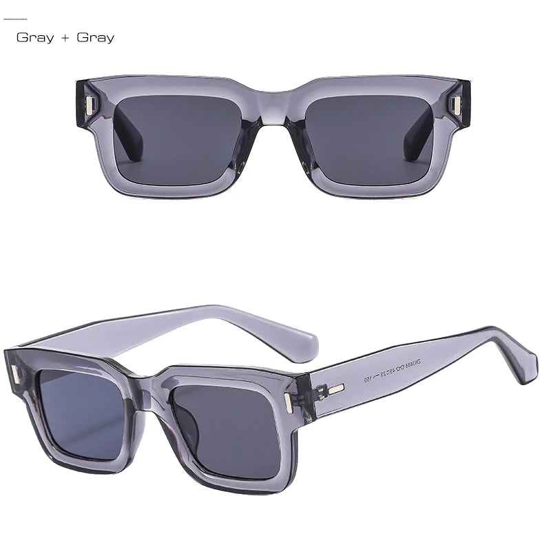 Grey Square Sunglasses