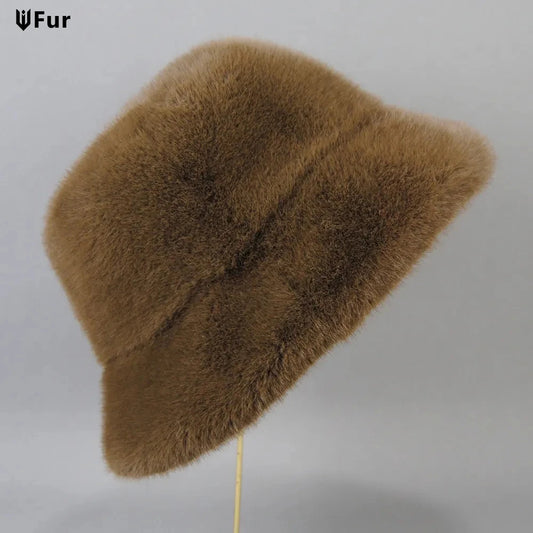 Soft Faux Mink Fur Hats