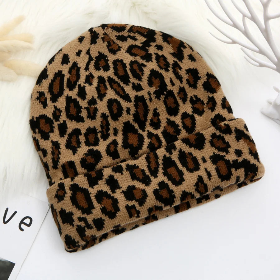 Vintage Leopard Unisex Beanies