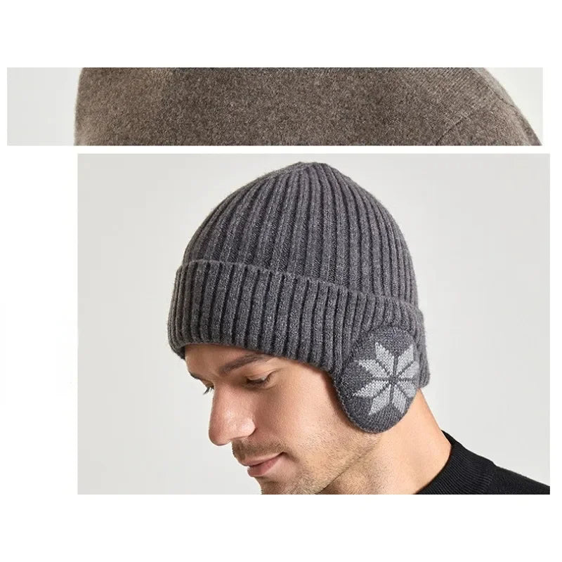 Ear Protection Wool Caps