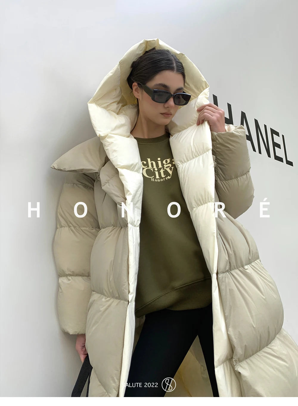 Fluffy Long Duck Down Women Winter Jacket