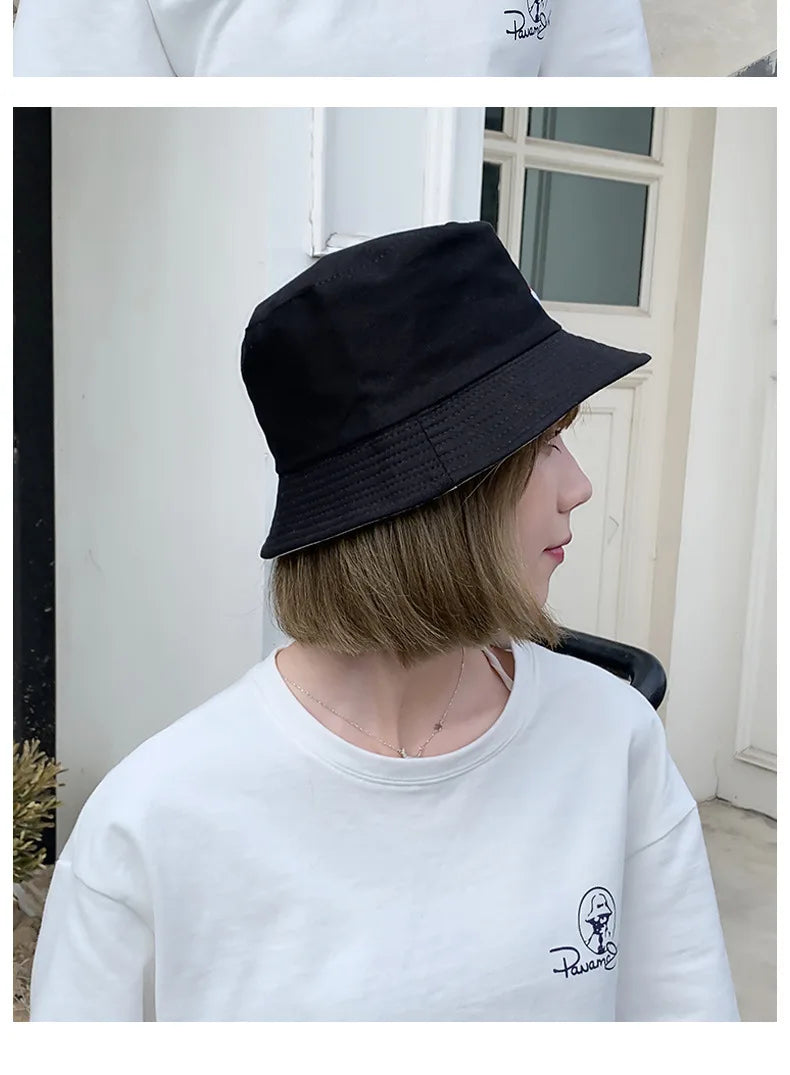 Double-sided Bucket Hats for Women