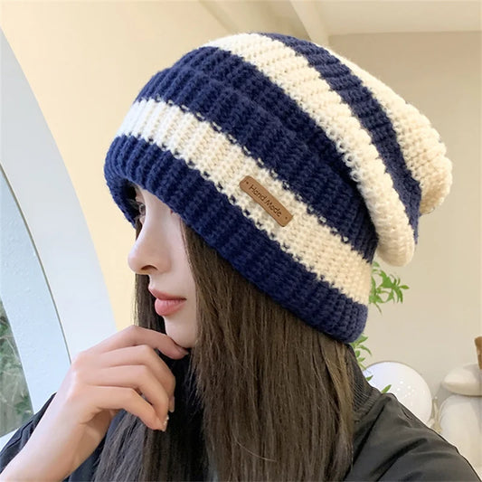 Stripe Hip Hop Unisex Beanies