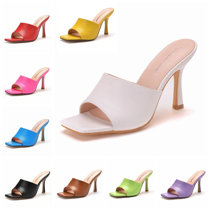 Women High Heels Mules