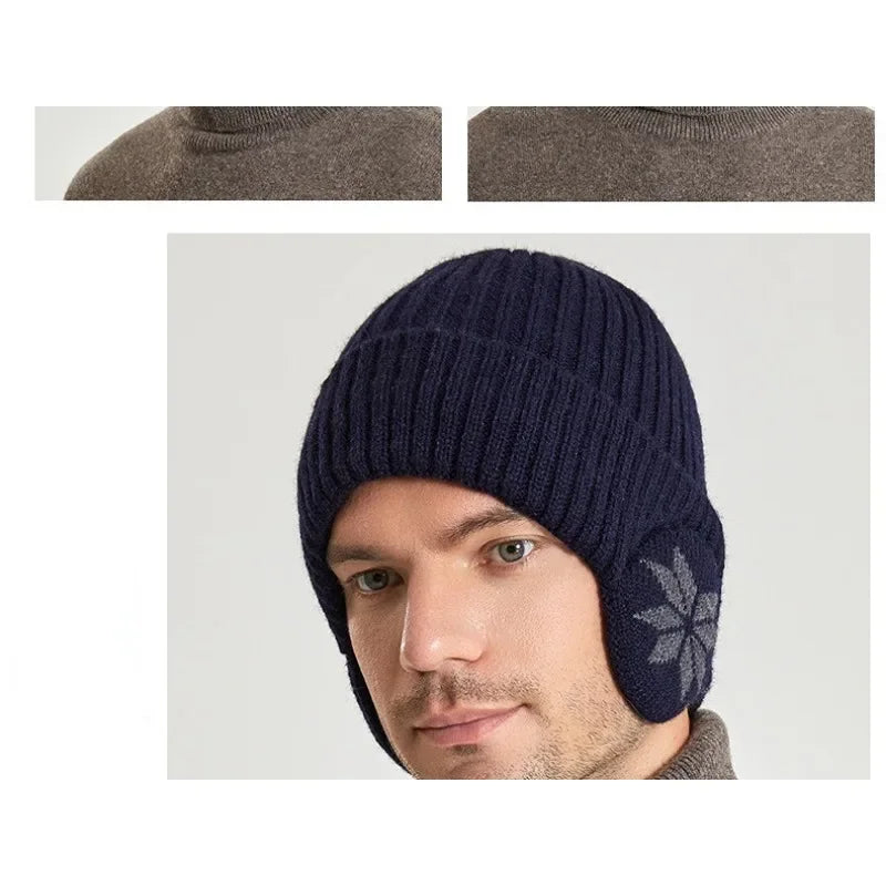 Ear Protection Wool Caps