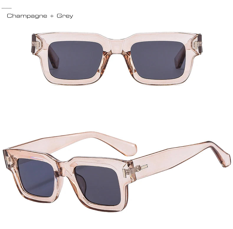 Grey Square Sunglasses