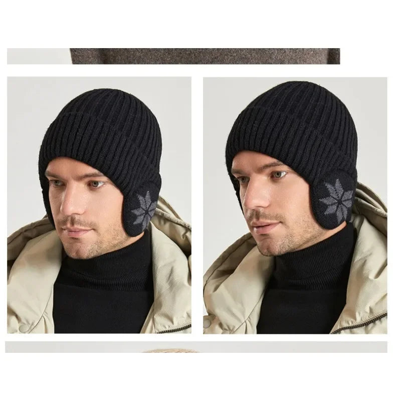 Ear Protection Wool Caps