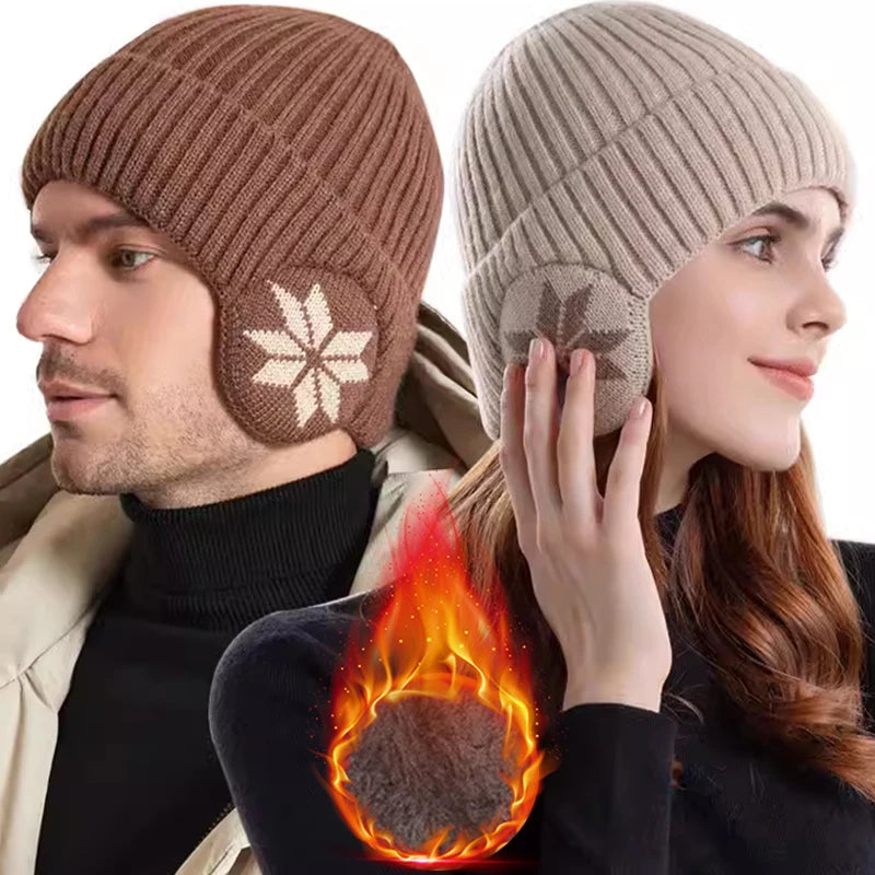 Ear Protection Wool Caps